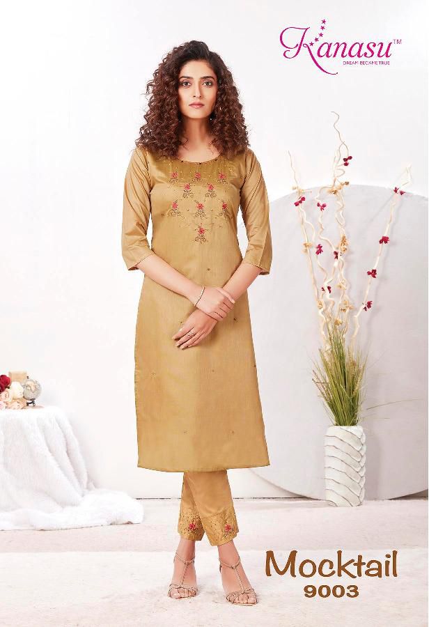 Mocktail By Kanasu Kurtis With Bottom Catalog
